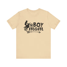 Load image into Gallery viewer, Boy Mom Motocross Unisex Soft Style Tee Shirt
