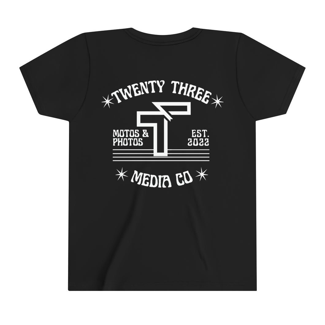 *5 Entries* YOUTH Twenty Three Media Retro Star Logo Short Sleeve Tee