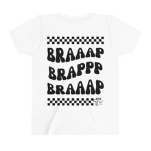 Load image into Gallery viewer, *5 Entries* YOUTH Twenty Three Media BRAAAP Checkered Short Sleeve Tee
