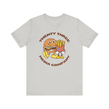 Load image into Gallery viewer, *5 Entries* Twenty Three Media- Cheeseburger Unisex Soft Style Tee Shirt
