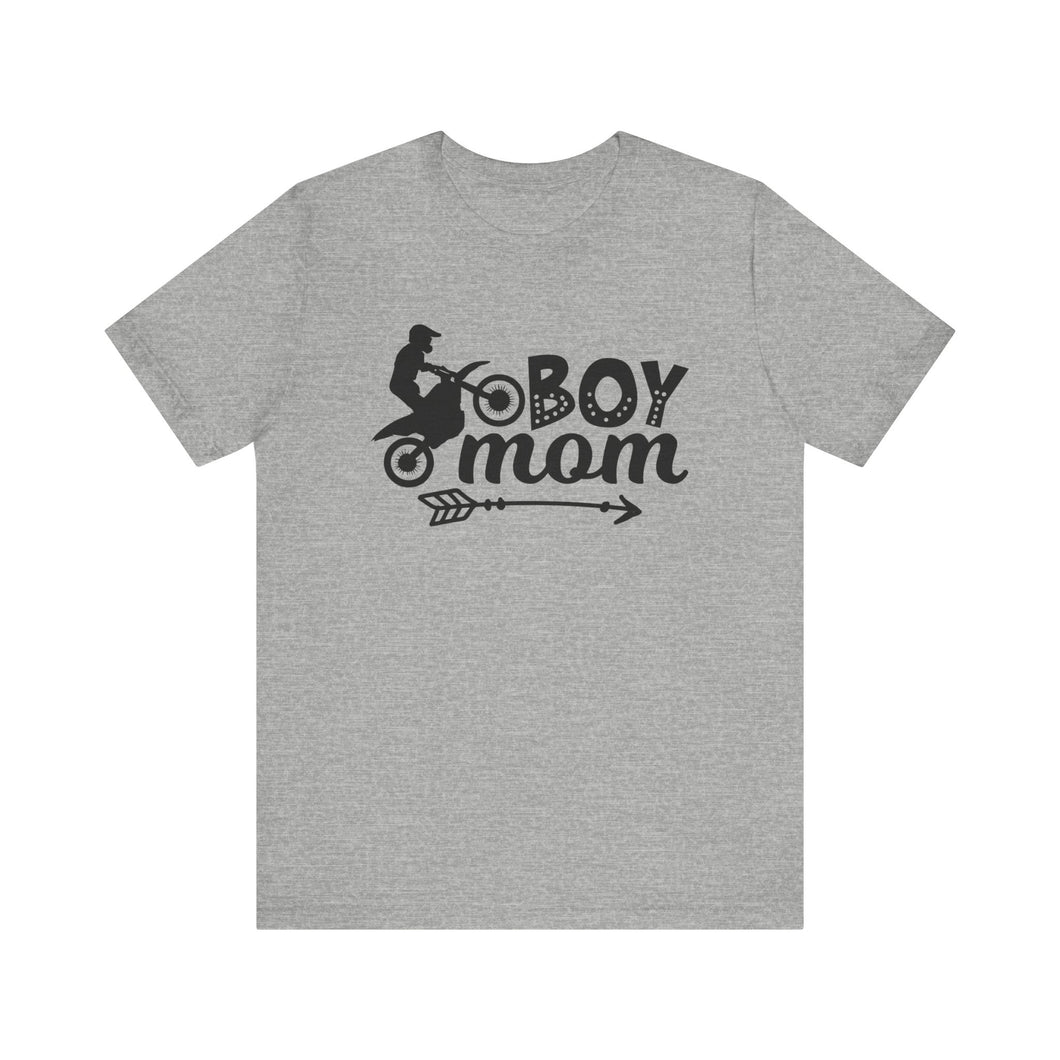 Boy Mom Motocross Unisex Soft Style Tee Shirt