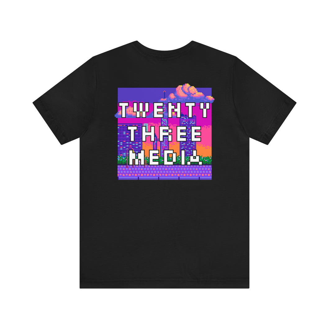 *5 Entries* Twenty Three Media Pixelated Unisex Jersey Short Sleeve Tee