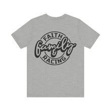 Load image into Gallery viewer, Faith Family and Racing Unisex Soft Style Tee Shirt
