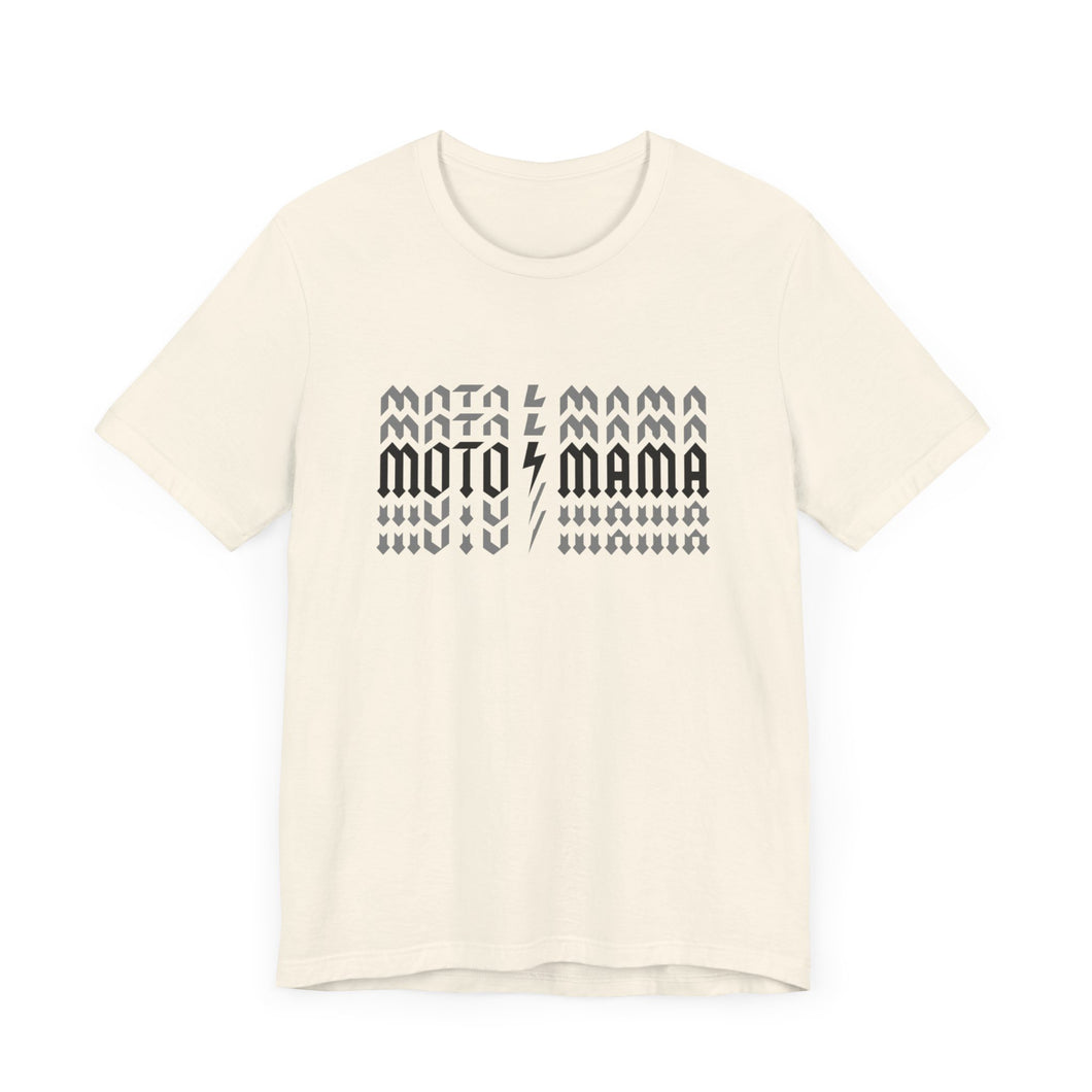 Moto Mama Lightning Bolt Shirt Unisex Soft Style Tee Shirt