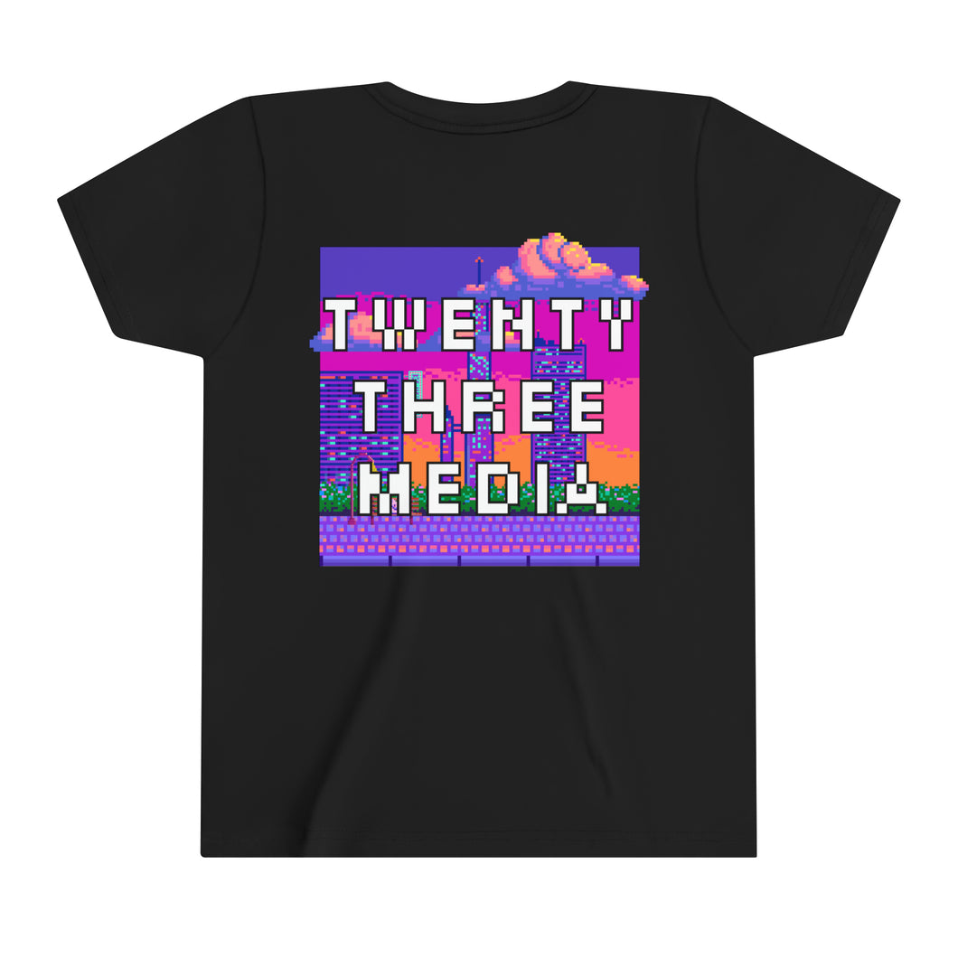 *5 Entries* YOUTH Twenty Three Media Pixelated Short Sleeve Tee