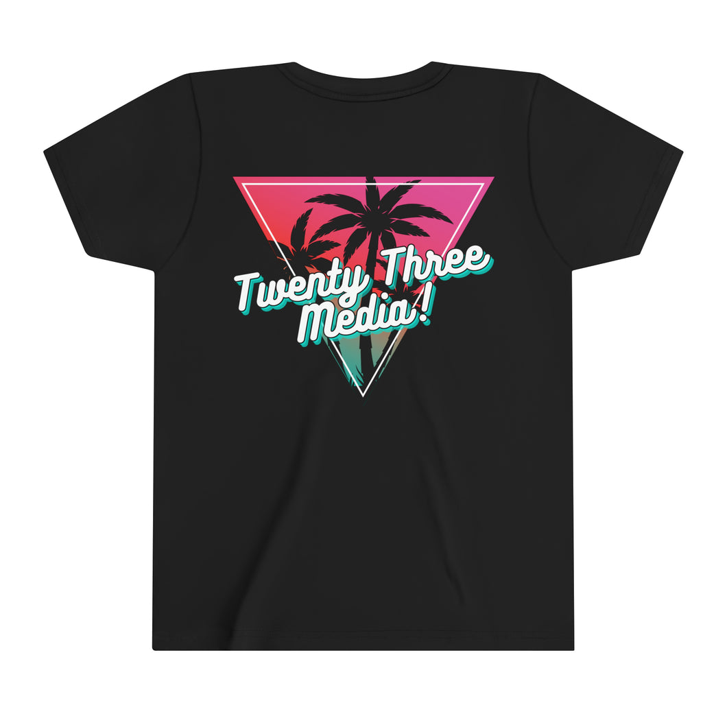 *5 Entries* YOUTH Twenty Three Media Palm Summer Short Sleeve Tee