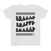 Load image into Gallery viewer, *5 Entries* YOUTH Twenty Three Media BRAAAP Checkered Short Sleeve Tee
