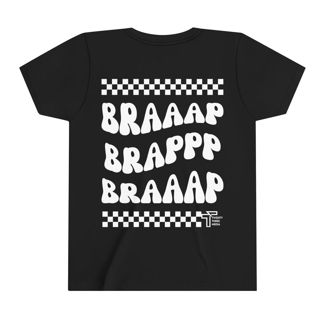 *5 Entries* YOUTH Twenty Three Media BRAAAP Checkered Short Sleeve Tee