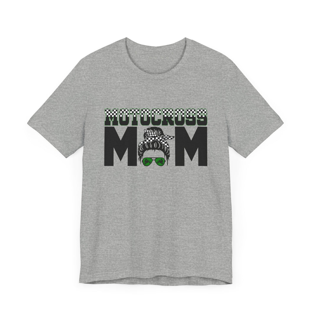 Motocross Mom Sunglasses Checkers Unisex Soft Style Tee Shirt