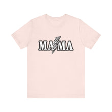 Load image into Gallery viewer, Mama Checkered and Skull Unisex Soft Style Tee Shirt
