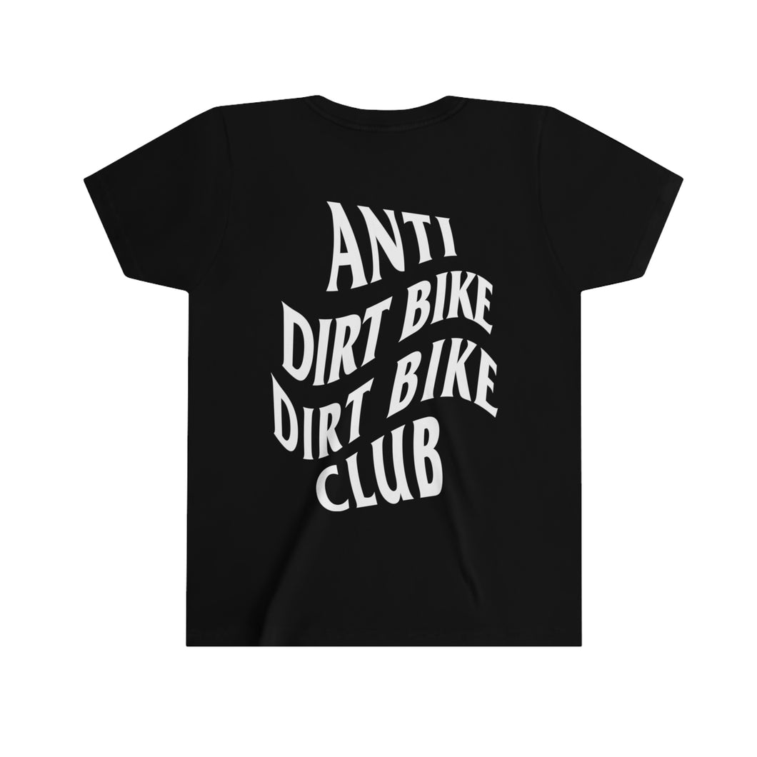 YOUTH Anti Dirt Bike Dirt Bike Club Short Sleeve Tee