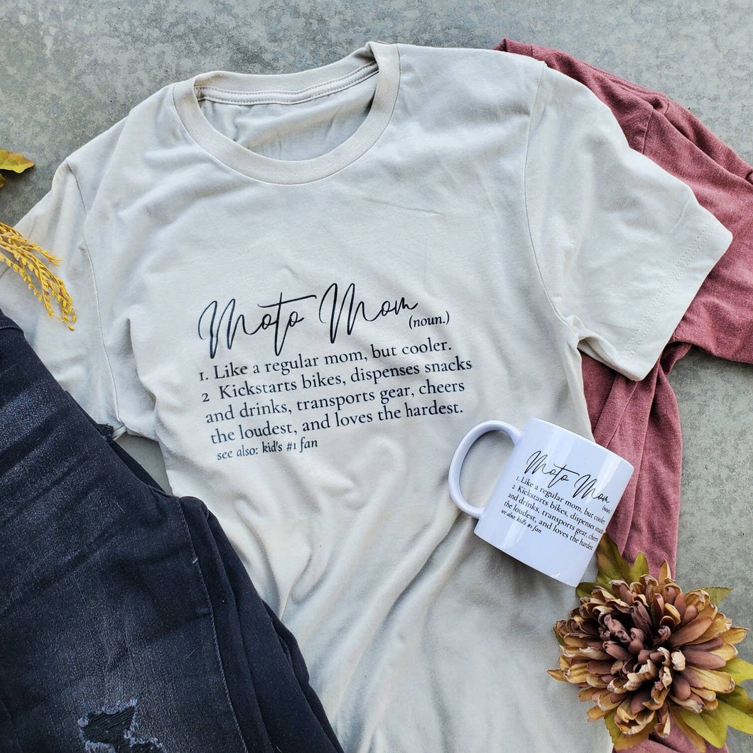 Moto Mom Shirt & Mug Set
