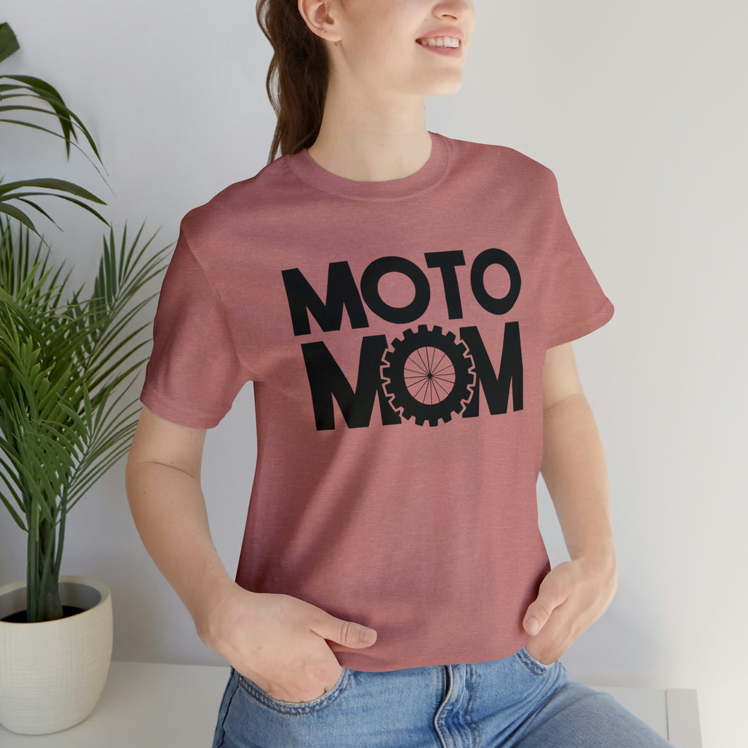 Moto Mom Shirt Unisex Jersey Short Sleeve Tee