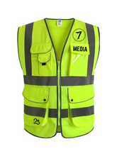 Load image into Gallery viewer, Custom High Viz Media Vest
