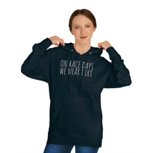 Load image into Gallery viewer, On Race Days We Wear Dirt Unisex Hooded Sweatshirt
