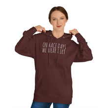 Load image into Gallery viewer, On Race Days We Wear Dirt Unisex Hooded Sweatshirt
