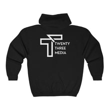 Load image into Gallery viewer, *5 Entries* Twenty Three Media Zip Unisex Heavy Blend™ Full Zip Hooded Sweatshirt
